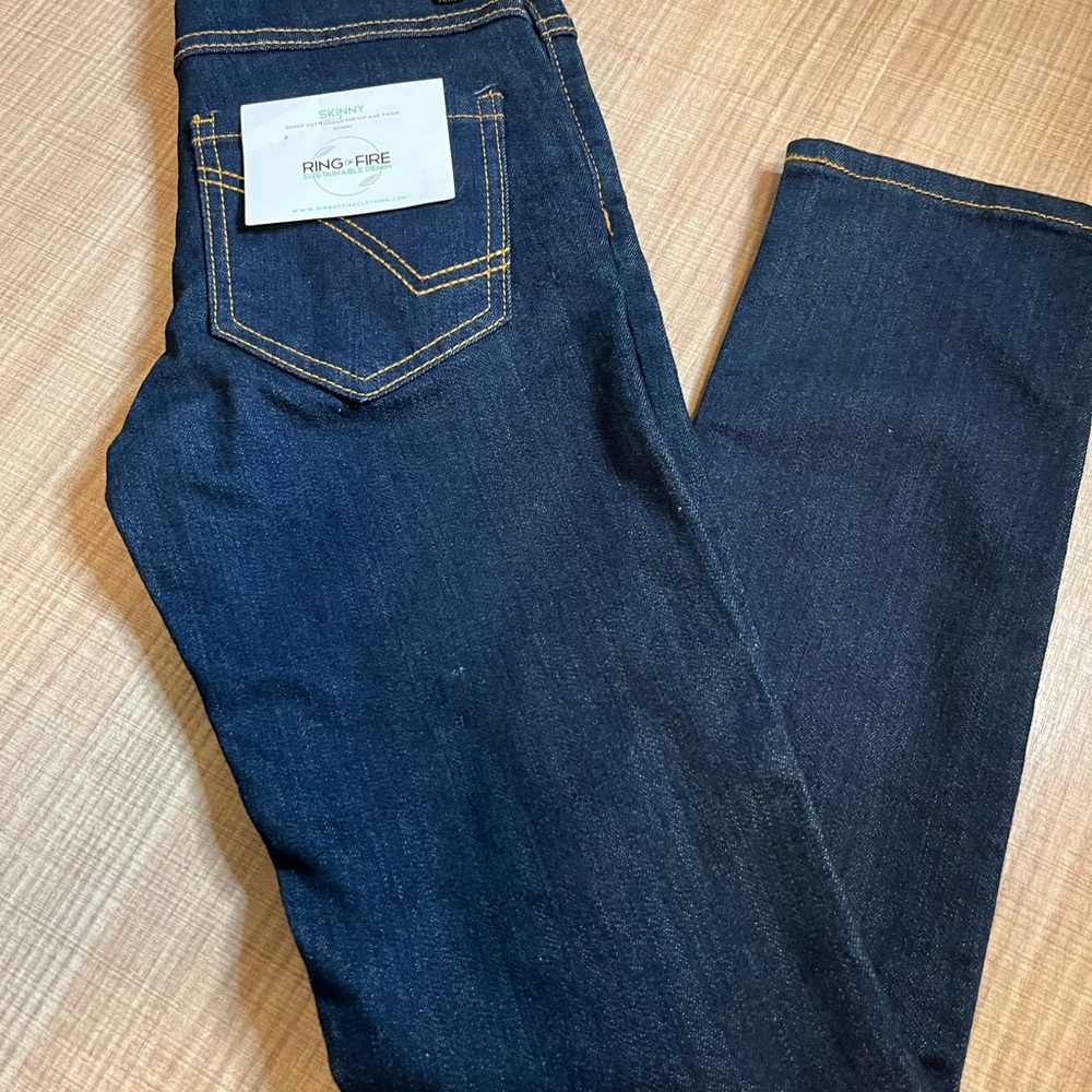 Ring of Fire Girl’s Deep Indigo Skinny Jeans